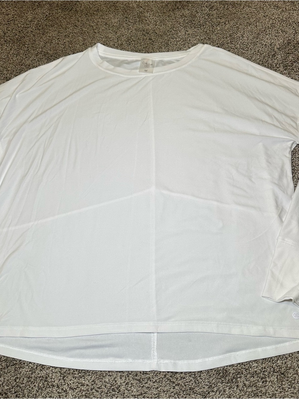 Calia White Long Sleeve Top medium